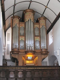 Skrabl organ, St Michael the Archangel, Lyme Regis